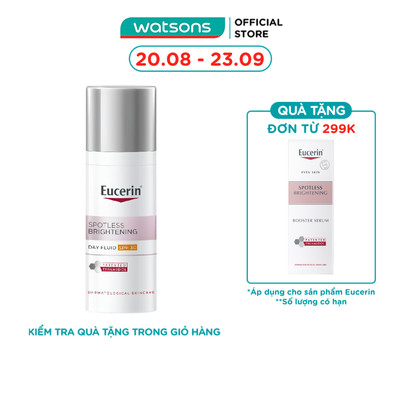 Kem Dưỡng Ban Ngày Eucerin Giảm Thâm Nám Và Sáng Da Spotless Brightening Day SPF30 50ml