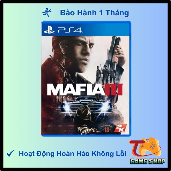 Đĩa Game Ps4: Mafia 3 Ps4