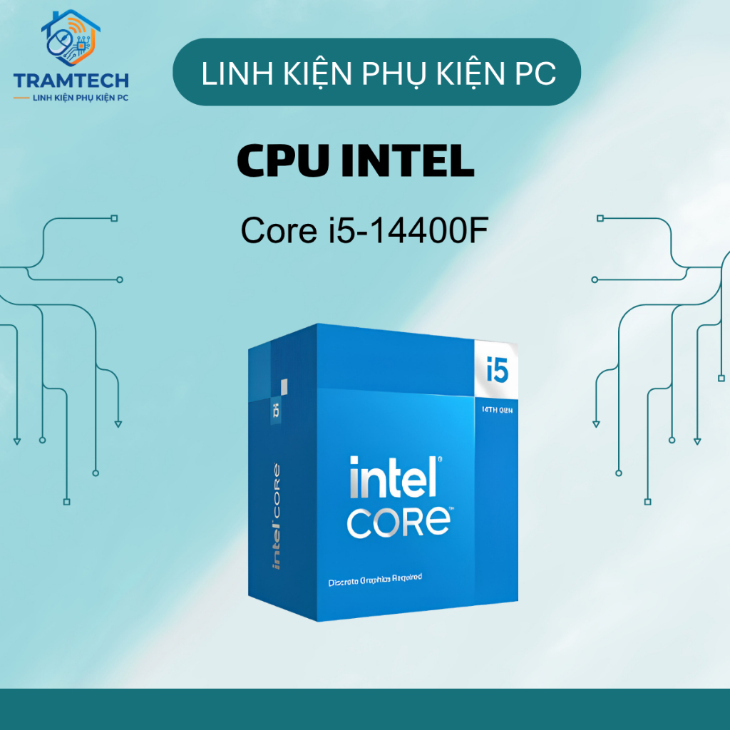 CPU Intel Core i5-14400F - Bảo hành 36 tháng
