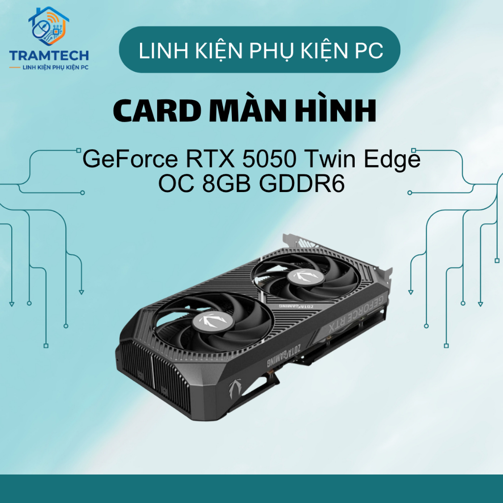 VGA GAMING GeForce RTX 5050 Twin Edge OC 8GB GDDR6 - bảo hành 36 tháng