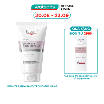 Sữa Rửa Mặt Eucerin Sáng Da Tạo Bọt Spotless Brightening Amino Cleansing Foam 50g