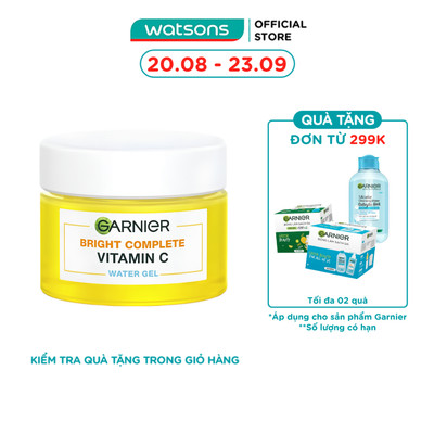 Gel Dưỡng Da Garnier Bright Complete Vitamin C Water-Gel 50ml
