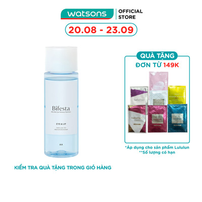 Dầu Tẩy Trang Mắt Và Môi Bifesta Eye Makeup Remover O 145ml