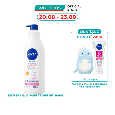 Sữa Dưỡng Thể Nivea Trắng Mịn Extra White Radiant & Smooth 500ml