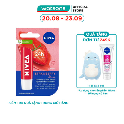 Son Dưỡng Ẩm Dâu Tây Nivea 4.8g