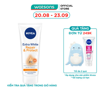 Tinh Chất Dưỡng Thể Trắng Da Phục Hồi Chống Nắng Nivea 180ml