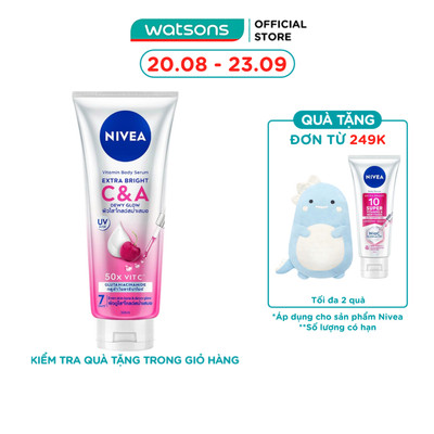 Tinh Chất Dưỡng Thể Nivea Vitamin Body Serum Extra Bright C & A 300ml