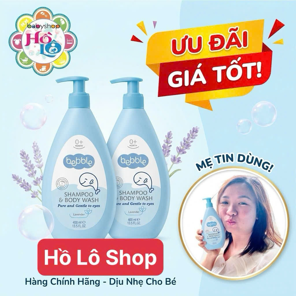 Bebble Shampoo & Body Wash Lavender