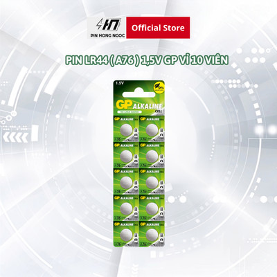 VỈ 10 viên pin LR44 GP 1,5V chính hãng