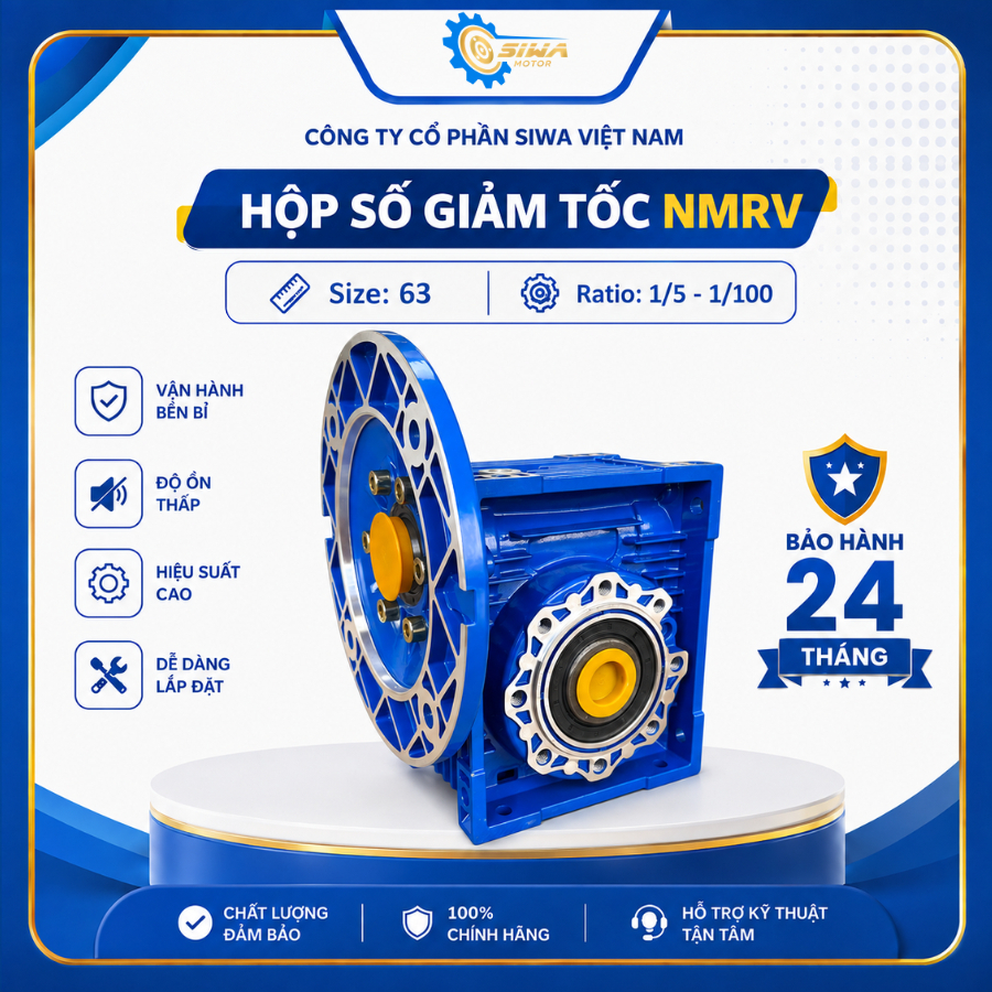 Hộp Số Giảm Tốc NMRV Size 63 - Siwamotor