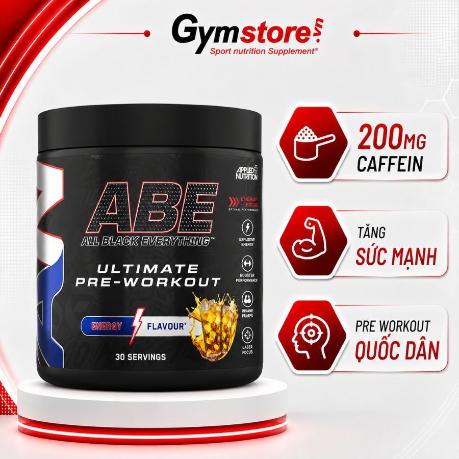 Bột tăng sức mạnh Applied ABE Pre Workout (30 Servings) - Made in UK - Gymstore