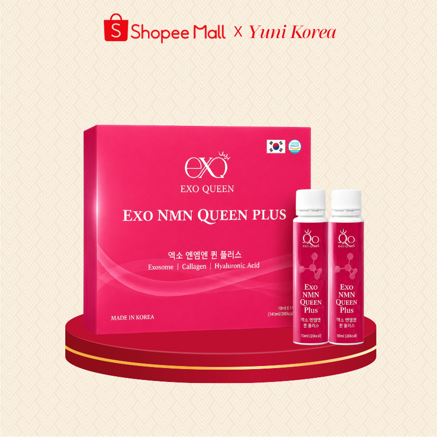 Nước Uống Bổ Sung Collagen Exosome EXO NMN QUEEN PLUS Maxclinic Hàn Quốc Hộp 28 Ống, Giúp Đẹp Da Chố