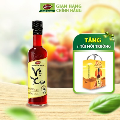 Mua 1 chai Nước Mắm Cao Cấp Vị Xưa Barona 40 độ đạm 500ml [Tặng 1 Túi thân thiện môi trường]