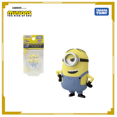 Mô hình trưng bầy Minions Tiny Collection 01 Stuart 213994 Fullbox chính hãng Takaratomy-Victoys