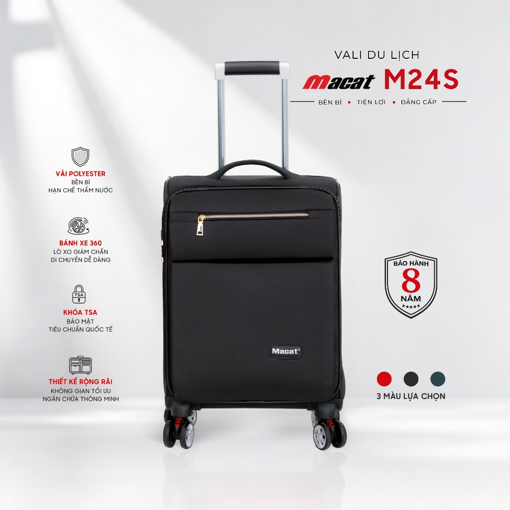 Vali Du Lịch Macat M24S Size Nhỏ 19 inch