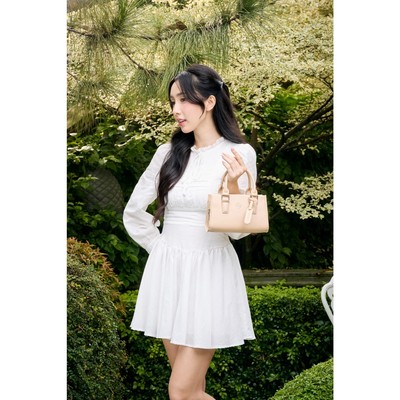 Túi Yuumy (Thời trang nữ da trơn sành điệu size 21 - Túi đeo chéo da Smooth YN343)