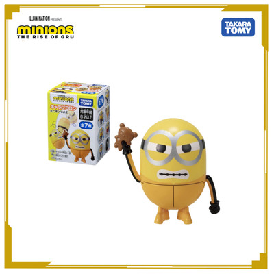Mô hình trưng bày Minions Tiny Collection 01 Stuart 161752 Fullbox chính hãng Takaratomy-Victoys