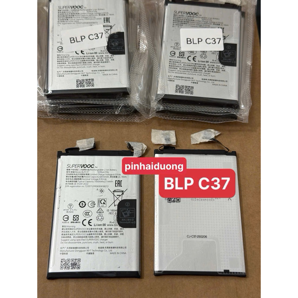 Pin BLP C37 Supervooc zin hãng 100%