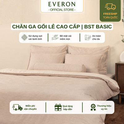 [Everon] Chăn Ga Gối lẻ Basic Cao Cấp, Thiết Kế Trẻ Trung Hiện Đại (BST 2027 Basic)