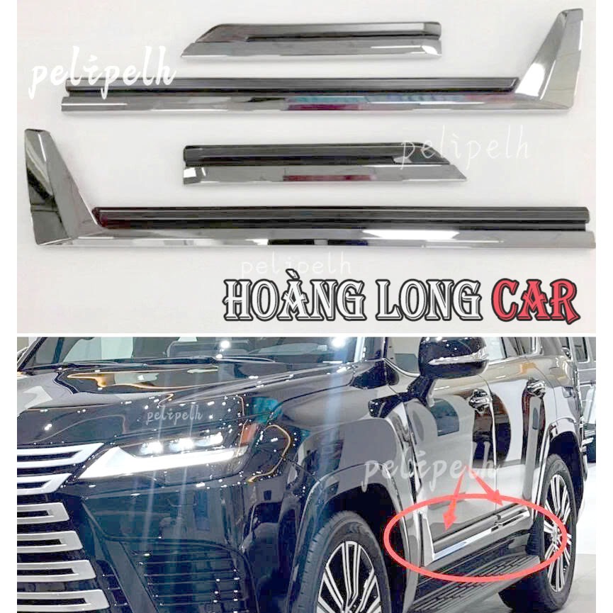 Nẹp Sườn Lexus LX600 2022 2023 2024 2025 2026 2027 - Bộ 4 Nẹp Sườn Cánh Cửa Lexus LX600