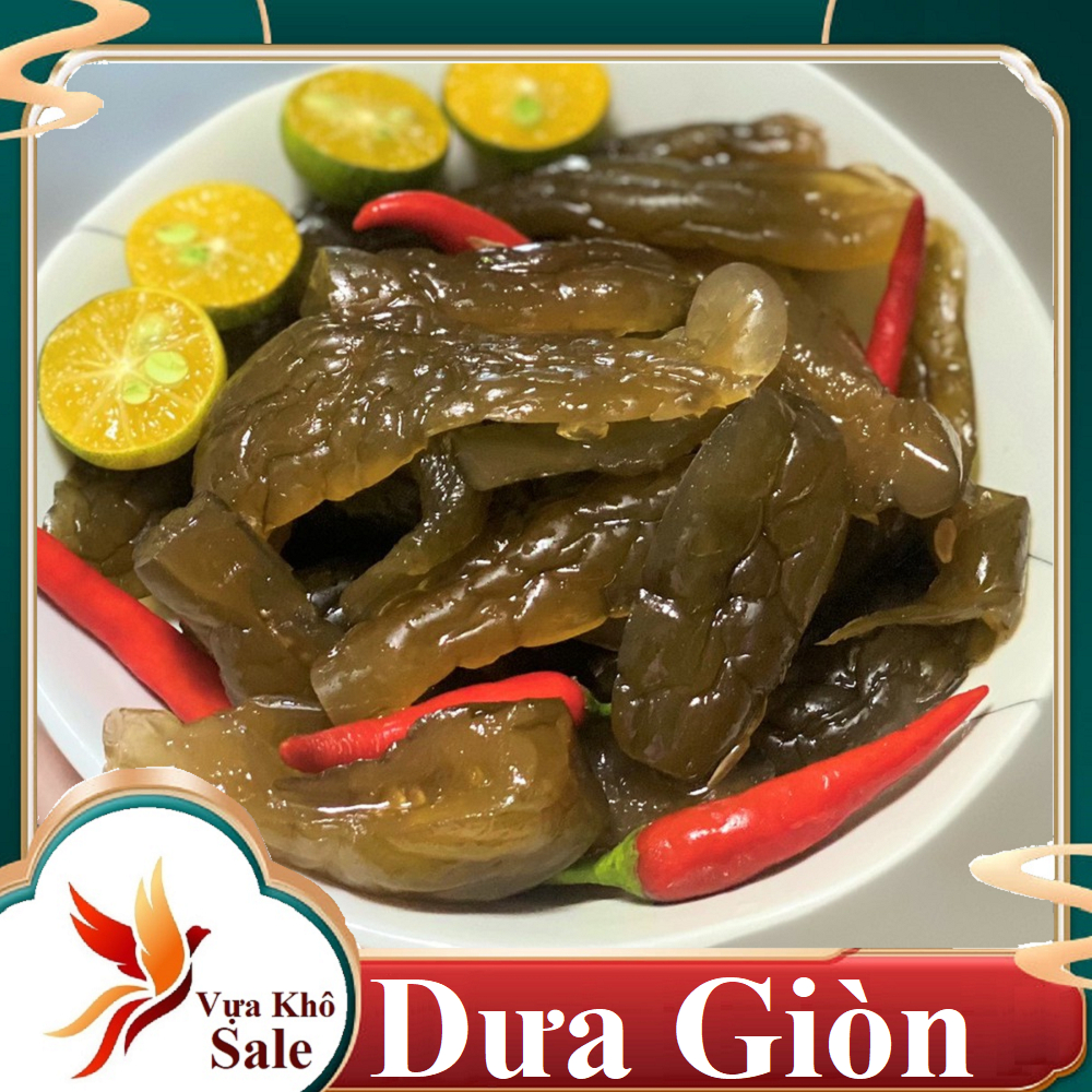 500gr Trộn Dưa Mắm Tỏi Ớt Từ Dưa Gang Muối Giòn ăn với Cháo đậu đỏ nước dừa béo béo là ngon