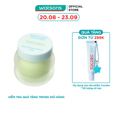 Mặt Nạ Dưỡng Môi Tocobo Mint Cooling Lip Mask 20ml