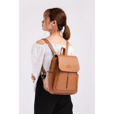 Balo Yuumy (Thời trang nữ basic đựng vừa A4 - Balo da YBA5)