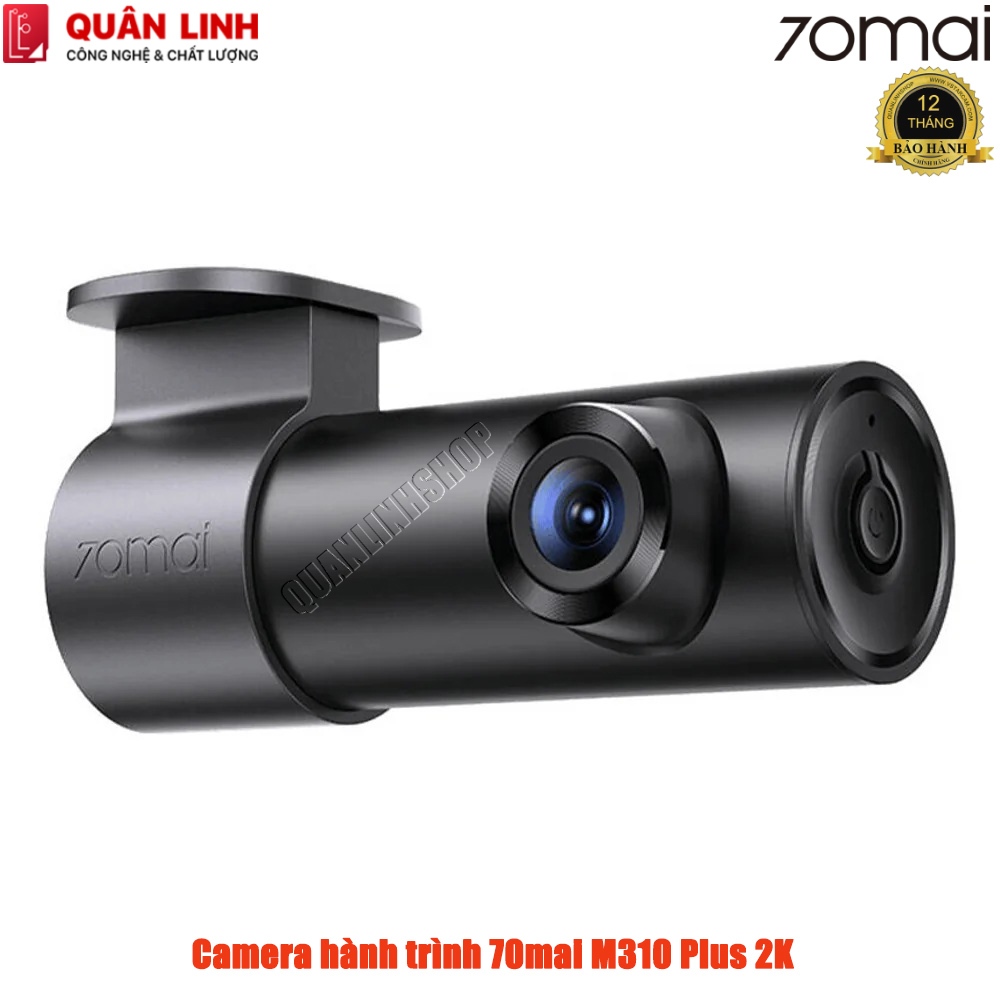 Camera hành trình 70mai M310 Plus 2K - Bản quốc tế, Bảo hành 12 tháng