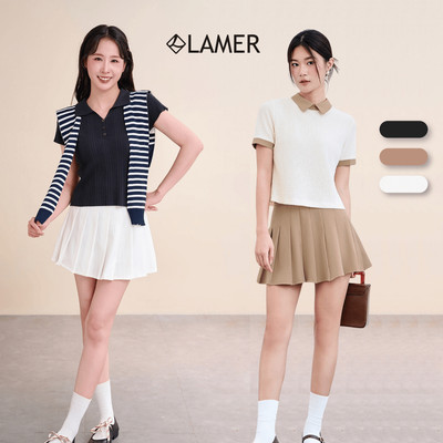 Chân váy nữ dáng Tennis VIEN TRAN V62L24H012