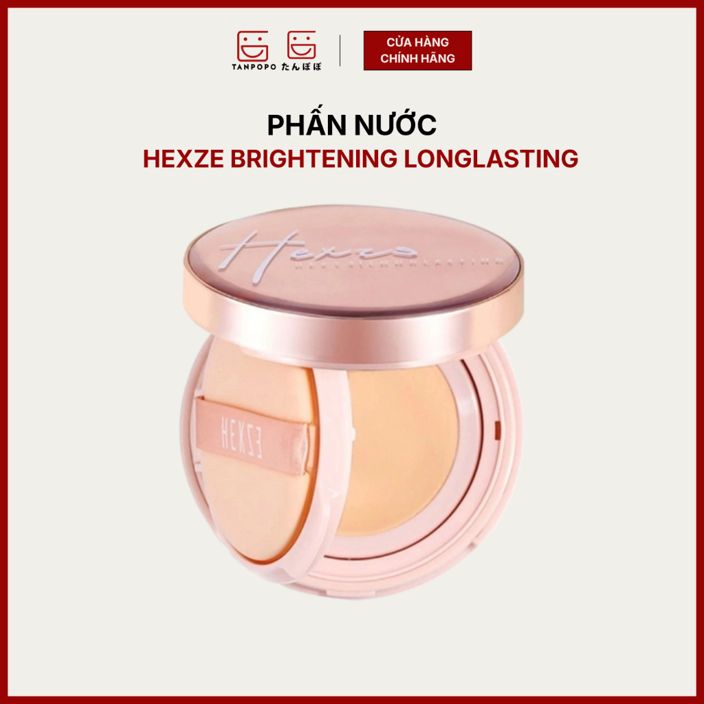 Phấn Nước 2 Lõi Hexze Brightening Long Lasting Cushion Foundation 15g