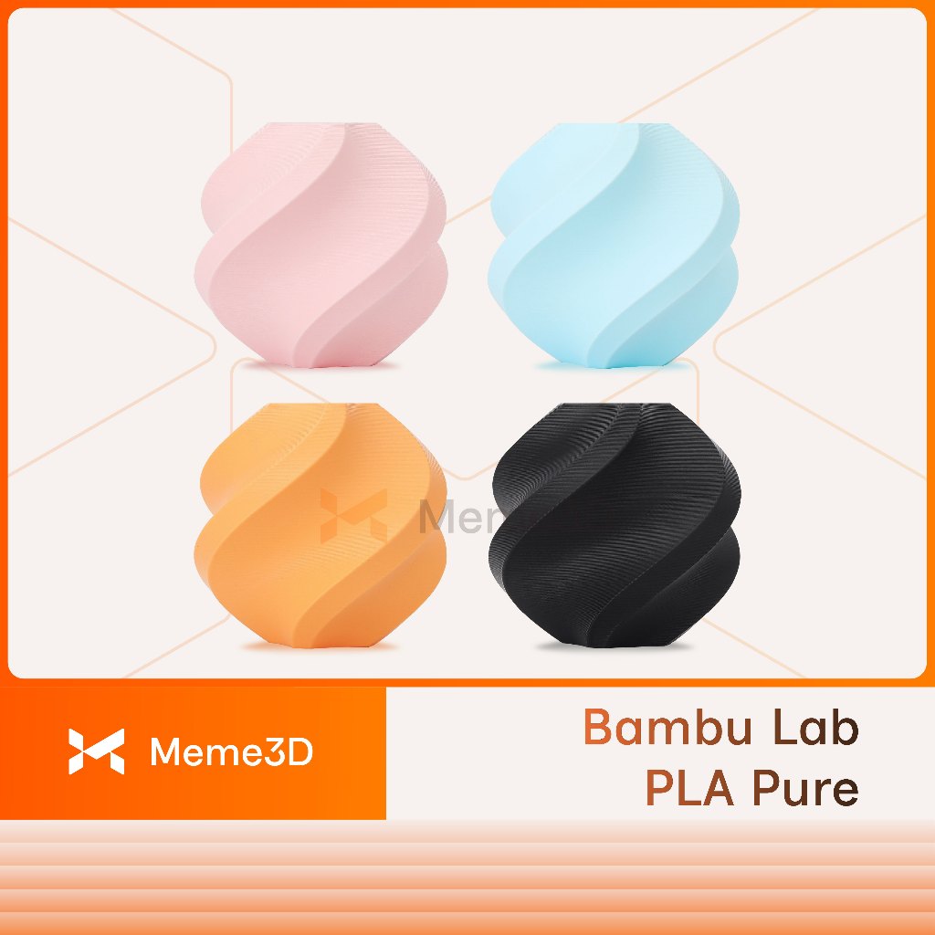 Bambu PLA Pure Nhựa Cuộn In 3D Cuộn 1kg