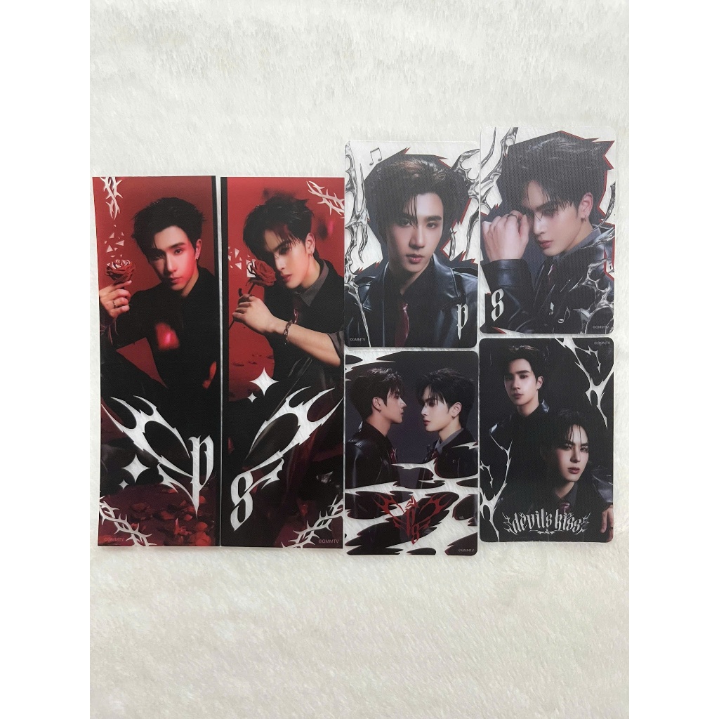 PERTH SANTA DEVIL'S KISS CONCERT TRANSPARENT PHOTO SET