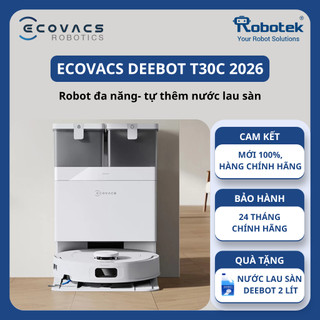 Robot hút bụi lau nhà Ecovacs Deebot T30C 2026