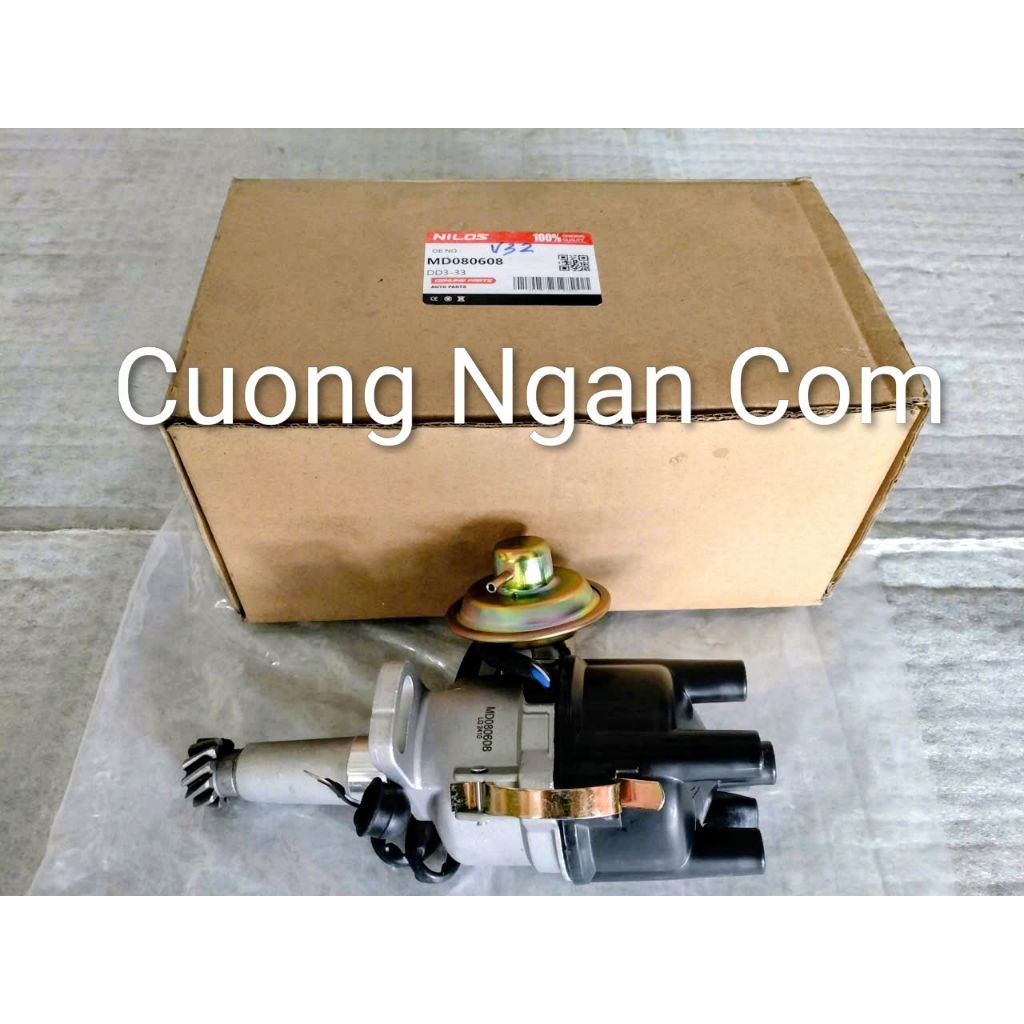 Bộ chia điện delco (Distributor assy) Pajero MK1 L047 V32 4G54 MD142257 MD080608