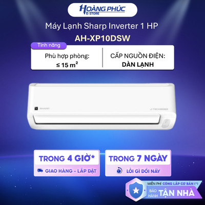 AH-XP10DSW - Máy Lạnh SHARP 1HP Inverter AH-XP10DSW {Toàn Quốc}
