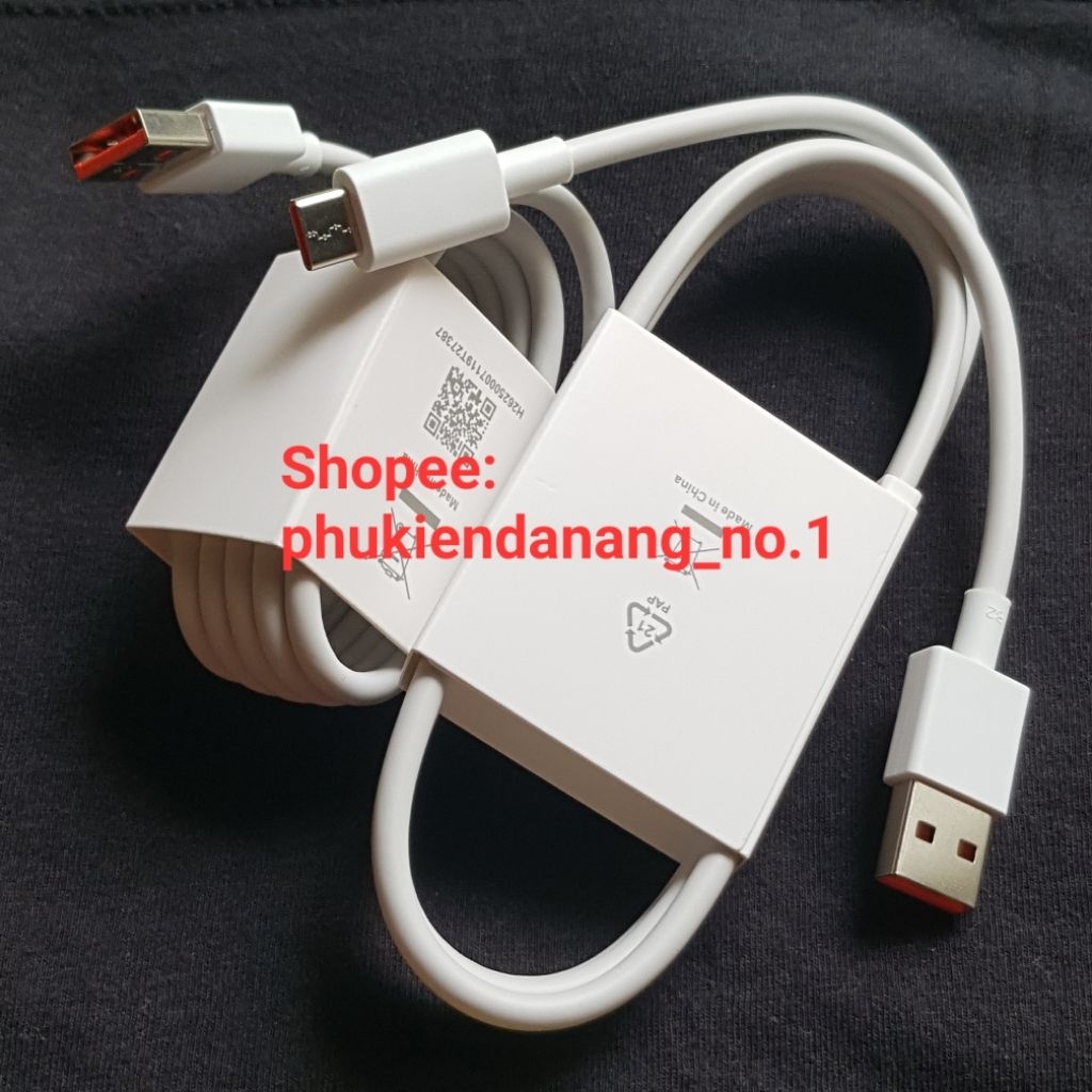 Cáp Sạc Nhanh 120W Xiaomi Redmi Note 11Pro+, Note 12Pro+, Note 13Pro+, BlackShark 4 4s 4Pro 5 5Pro 5