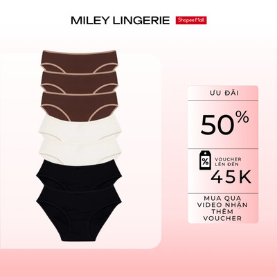 Set 7 Quần Lót Nữ Cotton Flexi Miley Lingerie Co Dãn 4 Chiều Màu Ngẫu Nhiên