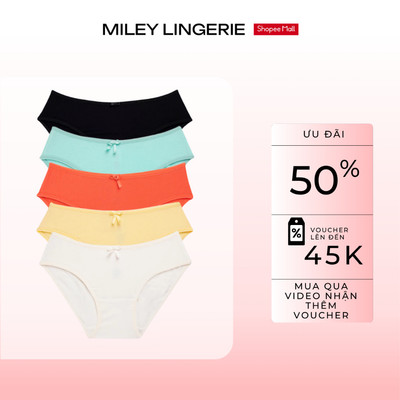 Combo 5 Quần Lót Nữ Modal Big Size (XL-5XL) Miley Lingerie-Mềm Mịn Co Giãn Thoáng Khí Màu Ngẫu Nhiên