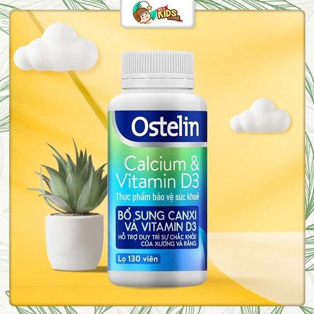 MILKSTORE - Canxi Ostelin Calcium & Vitamin D3 130 viên Úc
