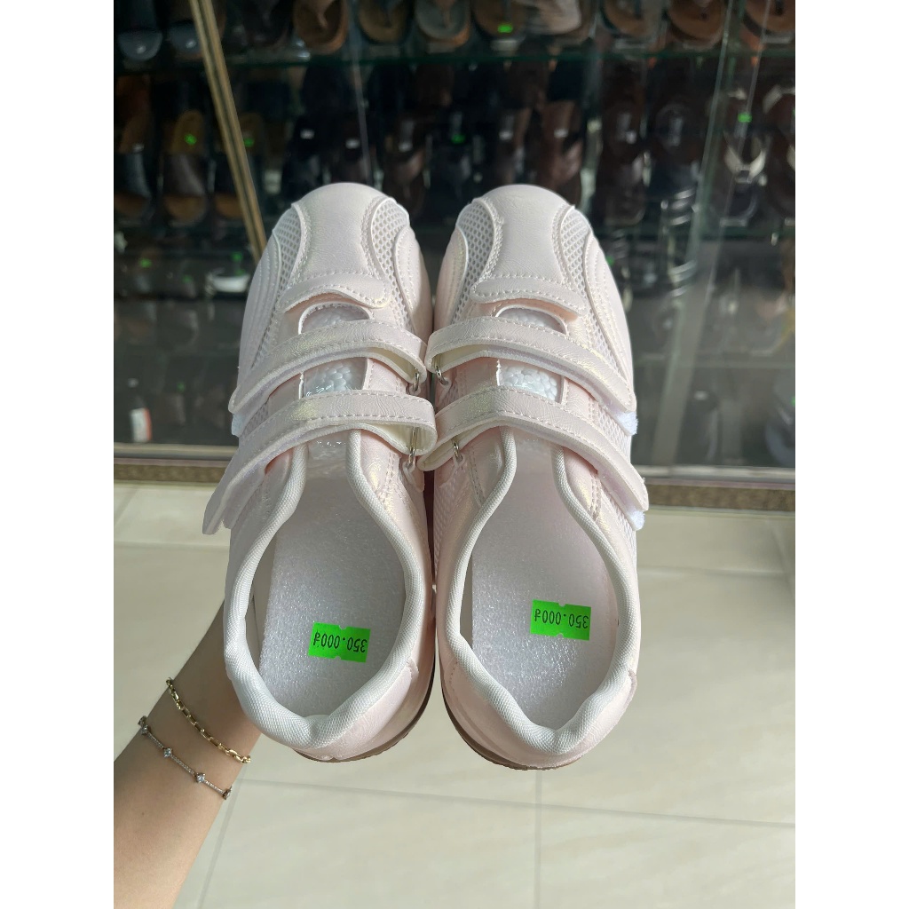 GIÀY SNEAKER FORM BALLET XÉ DÁN STYLE RETRO NỮ