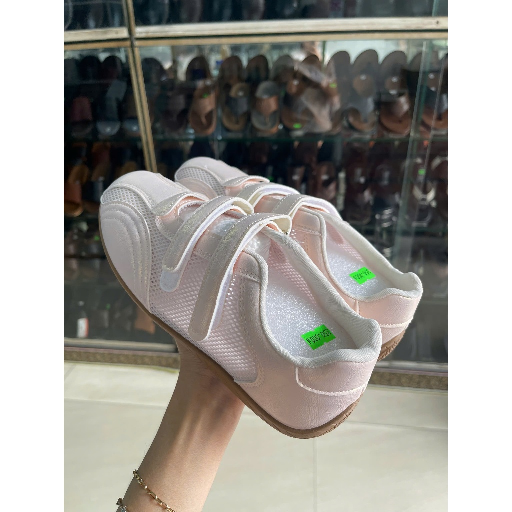 GIÀY SNEAKER FORM BALLET XÉ DÁN STYLE RETRO NỮ