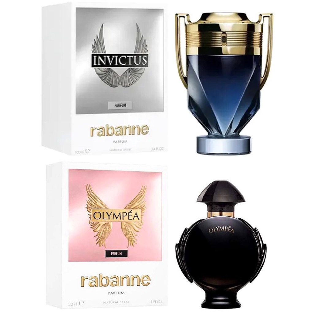 💥 NƯỚC HOA NAM PACO RABANNE INVICTUS PARFUM 100ml, NƯỚC HOA NỮ RABANNE OLYMPÉA PARFUM 80ML