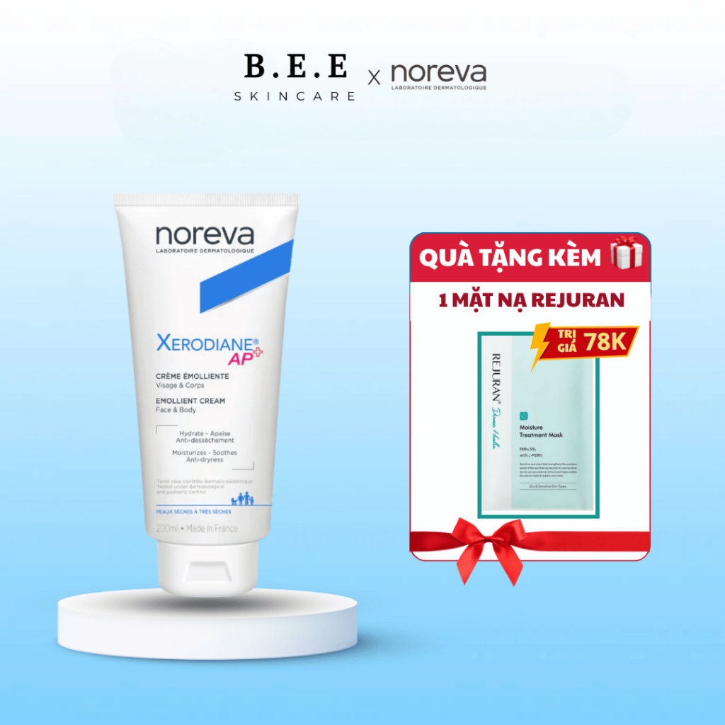 [HÀNG CÔNG TY] Kem dưỡng Noreva Xerodiane AP+ Soothing Cream Làm Dịu, Giảm Ngứa, Dưỡng Ẩm Da Bee Ski