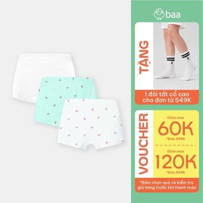 Quần chip đùi Bamboo bé gái kháng khuẩn, mềm mại ( 1-10 tuổi ) BaaBaby QL03N