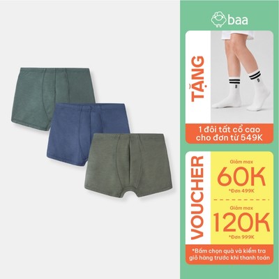 Quần chip đùi Bamboo bé trai kháng khuẩn, mềm mại, thoáng mát ( 1-10 tuổi ) BaaBaby QL03N