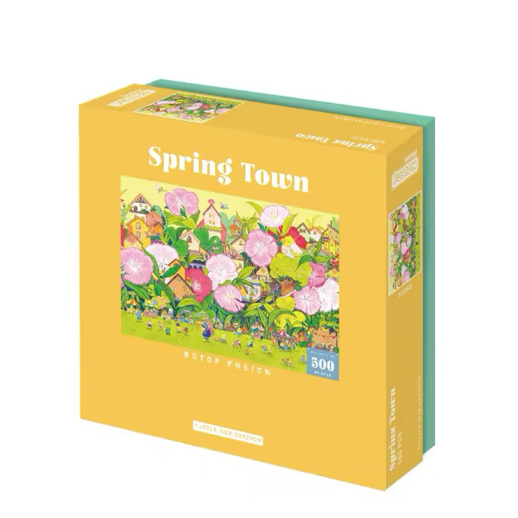 [HÀNG CÓ SẴN] BOTOP PUZZLE 500pcs SPRING TOWN