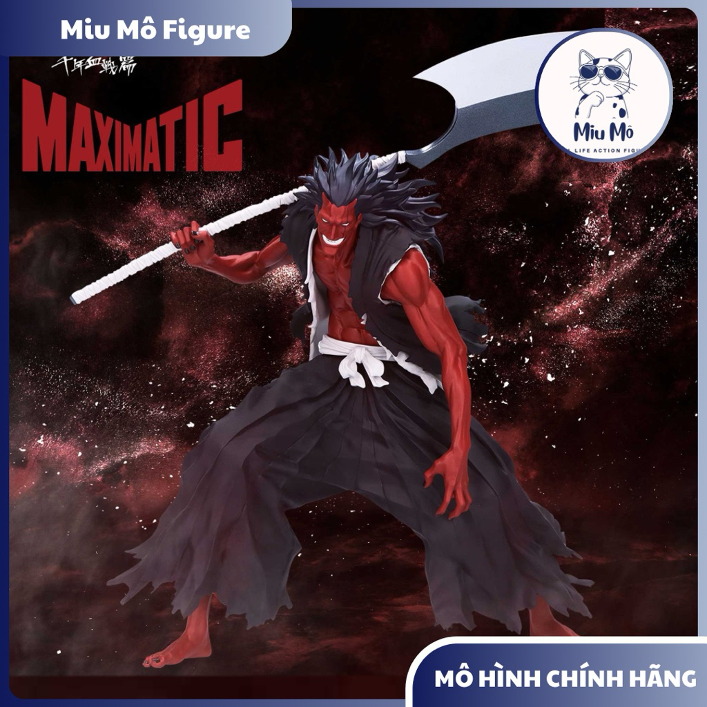 MÔ HÌNH Zaraki Kenpachi - Bleach - Maximatic BANDAI FIGURE CHÍNH HÃNG