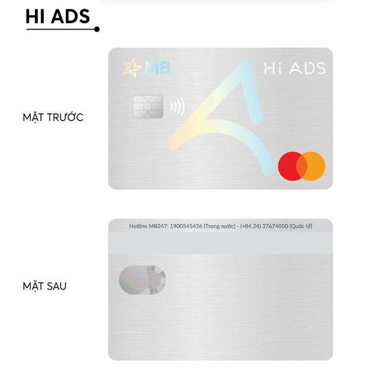 [FREESHIP ĐƠN 0Đ] Thẻ MBBank Hi Mastercard ADS