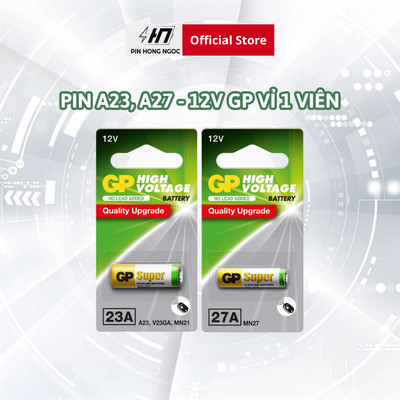 Vỉ 1 Viên Pin A23 GP , A27 GP Alkaline 12V - Hàng chính hãng