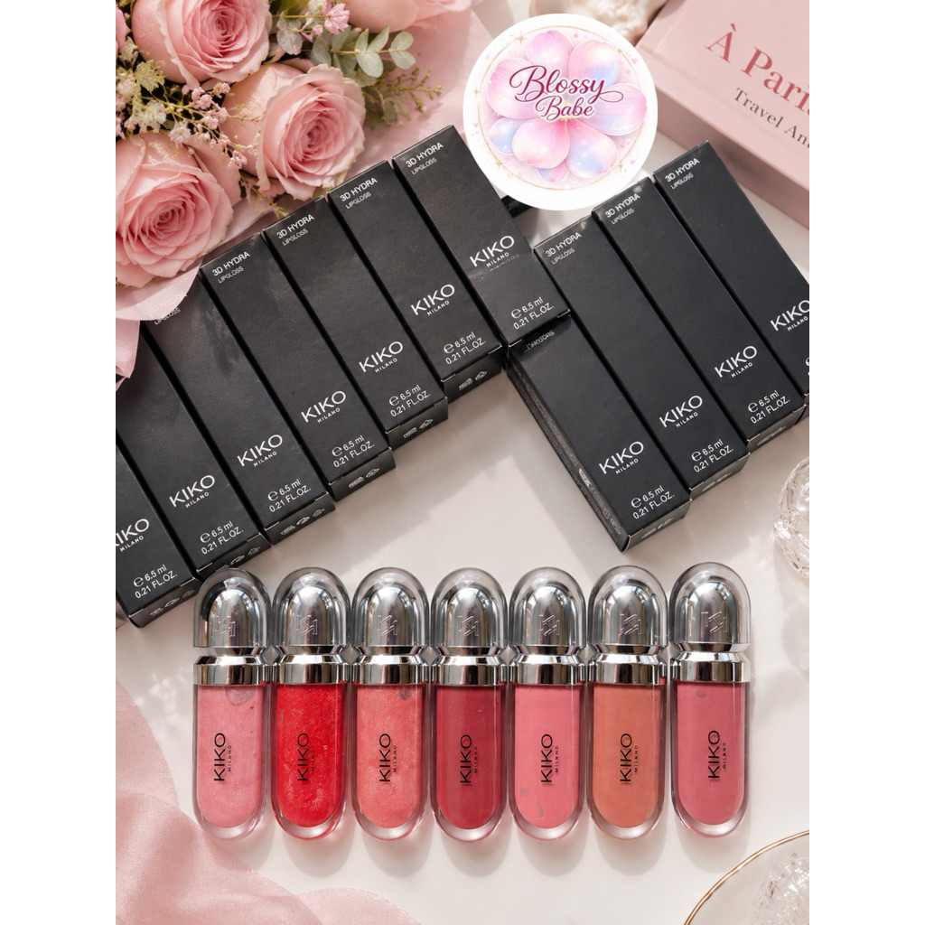 💗 KIKO MILANO 3D HYDRA LIPGLOSS 💗son bóng KIKO